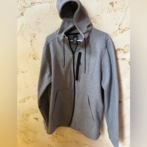 NWOT Member’s Mark Full-Zip Active Hoodie Jacket Size Large | Gray